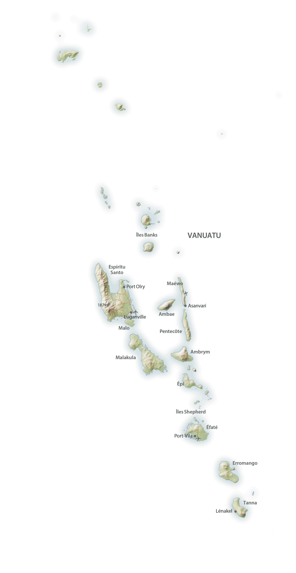 Vanuatu Landkarte